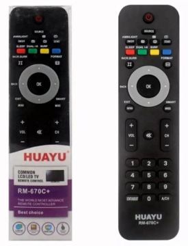 PILOT DO TV LCD/LED PHILIPS HUAYU RM-670C+