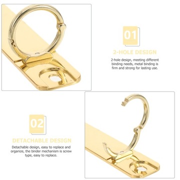 Mechanizm segregatora 2-otworowy mechanizm pierścieniowy segregatora DIY