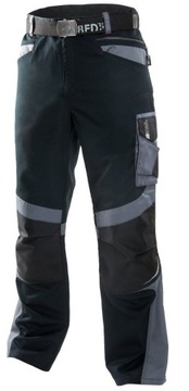Spodnie Robocze CORDURA Odblaski Wzmocnienia Kieszenie EN340 CZAR, 48