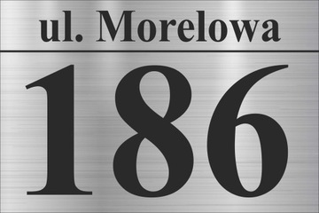 ТАБЛИЧКА С НОМЕРОМ ДОМА АДРЕСНАЯ ТАБЛИЧКА 40х30