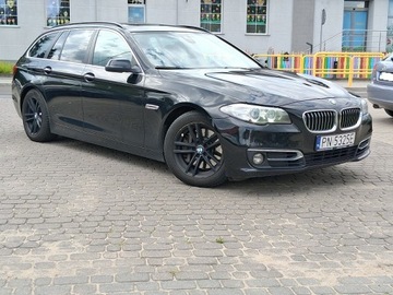 BMW Seria 5 F10-F11 Touring Facelifting 530d 258KM 2014 BMW Seria 5 530d 258KM Automat Panorama Skóra BiXenon Zarejestrowana w PL, zdjęcie 2