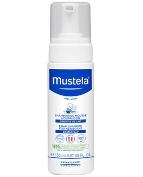 MUSTELA BEBE ПЕННЫЙ ШАМПУНЬ ДЛЯ НОВОРОЖДЕННЫХ