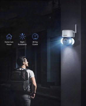 НАРУЖНАЯ IP-КАМЕРА МОНИТОРИНГА WiFi 5Mpx HD TUYA