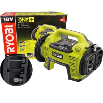 RYOBI НАСОС-КОМПРЕССОРНАЯ АККУМУЛЯТОРНАЯ БАТАРЕЯ 18V R18I + ШЛАНГИ, ФОРСУНКИ