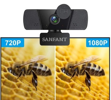 ВЕБ-КАМЕРА SANFANT С МИКРОФОНОМ 1080P HD
