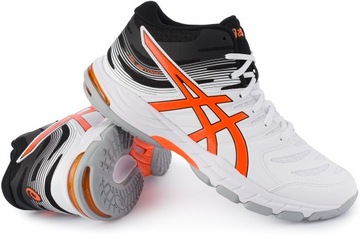 BUTY MĘSKIE SPORTOWE ASICS GEL-BEYOND MT 6 DO SIATKÓWKI BIAŁE r. 50,5