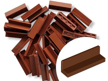 LEGO 30413 Panel Tile 1x4x1 Reddish Brown Brązowy 10 szt