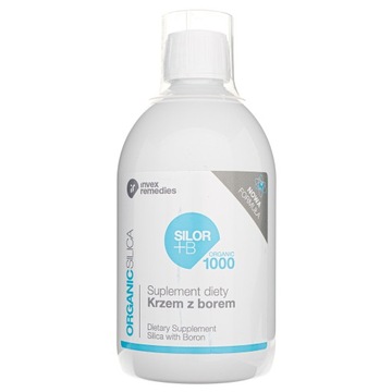 ORGANICZNY KRZEM i BOR SILOR+B 500ml INVEX