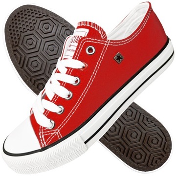 38 Trampki BIG STAR damskie czerwone T274020 38
