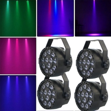 DMX RGB сценическое освещение 15 Вт Световые пары x4