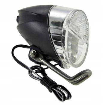 LAMPA ROWEROWA NA PRĄDNICE Z PODTRZYMA CZUJ ZMIER