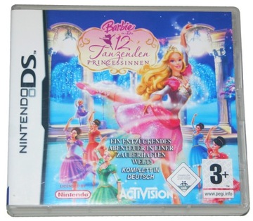 Barbie 12 Dancing Princesses - gra na konsole Nintendo DS, 2DS, 3DS.