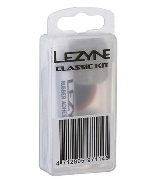 Zestaw naprawczy Lezyne classic patch kit clear - łatki 8szt, klej, tarka,