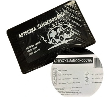 ZESTAW BEZPIECZEŃSTWA DO SAMOCHODU BUSA| APTECZKA TRÓJKĄT KAMIZELKA GAŚNICA