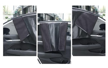 КОМПЛЕКТ МАГНИТНЫХ СОЛНЦЕЗАЩИТНЫХ КОВРИКОВ ДЛЯ ЗАДНИХ СТЕКЛА АВТОМОБИЛЯ