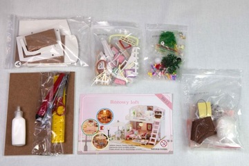 Миниатюрный дом Розовый лофт