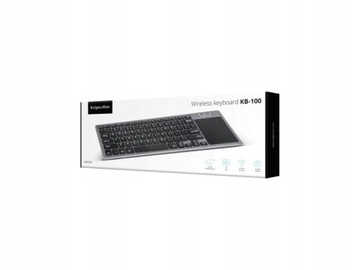 K&M klawiatura bezprzewodowa membranowa z touchpadem KB-100