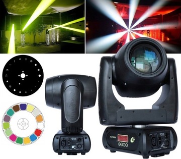 GŁOWICA RUCHOMA PIĘKNE ŚWIATŁA KOLOROWE MOCNE EVOLIGHTS IQ-132B BEAM 132W