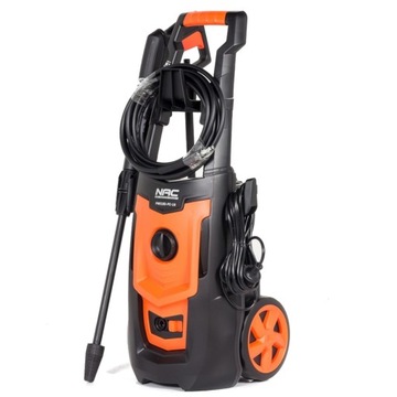 Мойка высокого давления NAC 1800 Вт, 130 бар, 420 л/ч, насос ALU + ВРАЩАЮЩАЯСЯ ЩЕТКА
