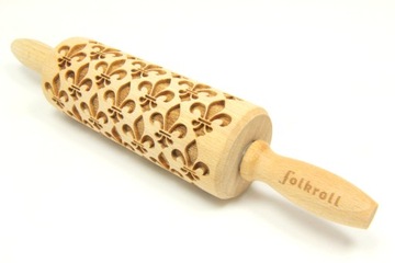 Валик с гравировкой с рисунком ЦВЕТОК ЛИЛИИ, детский