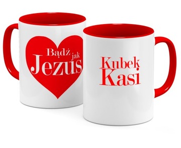 KUBEK CHRZEŚCIJANINA RELIGIJNY Z JEZUSEM IMIENNY