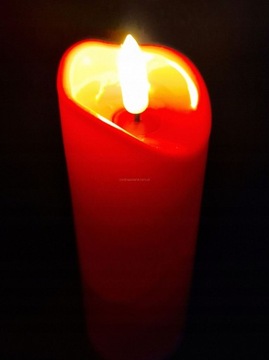 СВЕЧА СВЕЧНАЯ ВСТАВКА СВЕТОДИОДНАЯ С ЭФФЕКТОМ ПЛАМЕНИ 9,5 СМ