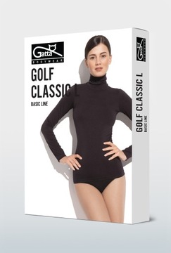 Bezszwowy golf długi rękaw Gatta Classic Black M