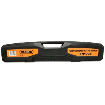 ДИНАМОМЕТРИЧЕСКИЙ КЛЮЧ с замком для колес 1/2 дюйма 3/8 дюйма, сертификат 40–220 Нм + футляр