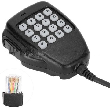 8-контактный портативный микрофон HM-118TN Mic DTMF для ICO