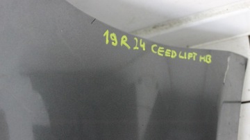 ! KIA CEED I FACELIFT HB 2009R- NÁRAZNÍK ZADNÍ A4 - KÓD LAK