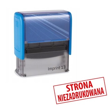 Pieczątka STRONA NIEZADRUKOWANA