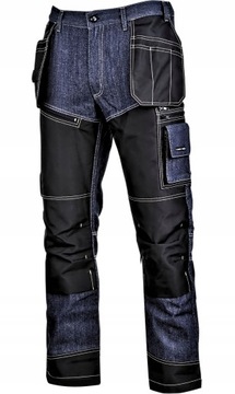 SPODNIE ROBOCZE jeans DO PASA rozm. M Lahti Pro