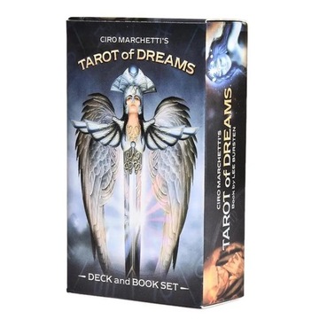 Karta do gry planszowej Tarot of Dreams w języku angielskim