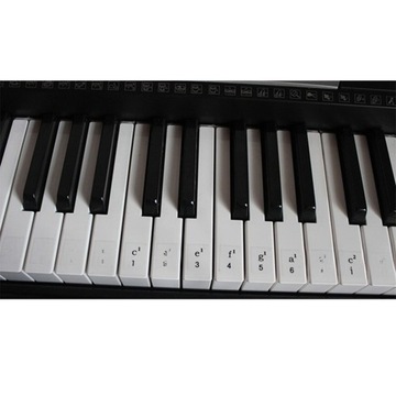 1 КУСОК. НАКЛЕЙКИ НА КЛАВИАТУРУ ПИАНО ДЛЯ 61, 54, 49 КЛАВИШ C