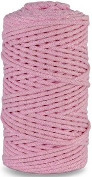 Sznurek bawełniany do makramy Cukierkowy 50m 3mm