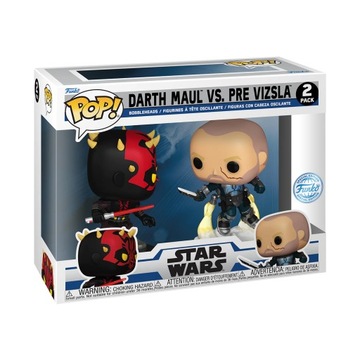 74744 Darth Maul Vs. Pre Vizsla - Star Wars The Clone Wars Funko pop! Pop