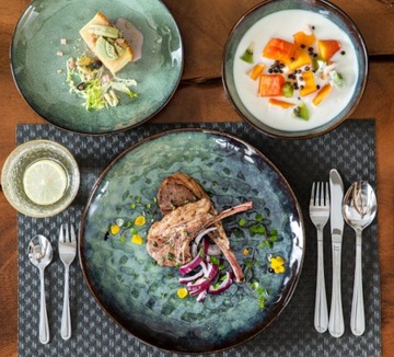 Керамический сервиз Vancasso STARRY, 18 шт./сервит столовый на 6 персон, тарелки