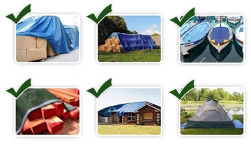 Брезент усиленный 4Х5 210г, УФ МОРОЗОСТОЙКИЙ