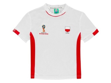 KOSZULKA POLSKA JUNIOR FIFA WORLD CUP 2018 110cm!