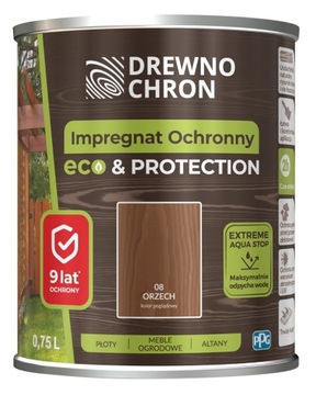 Drewnochron Impregnat do drewna Eco&Protection orzech 0,75l