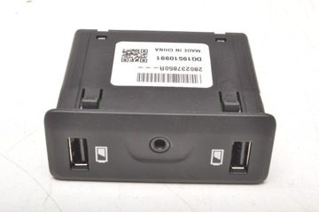 RENAULT GRAND SCENIC IV WEJŚCIE GNIAZDO ŁADOWANIA USB AUX 280237850R