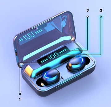 БЕСПРОВОДНЫЕ НАУШНИКИ + СВЕТОДИОДНЫЙ ЗВОНОК POWERBANK