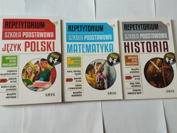REPETYTORIA 4-6 Język Polski Matematyka Historia