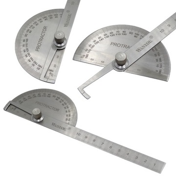 kątomierz z linijką przymiar kąta 180' 100mm