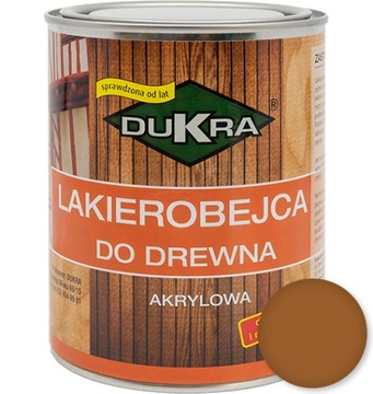 Lakierobejca do drewna Dukra 750ml DĄB