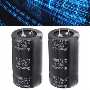 КОНДЕНСАТОР FARADA 2.7V 500F ЧЕРНЫЙ 2 ШТ.