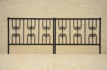 PŁOTEK OGRODOWY METALOWY 100 x 80 cm do ogrodu