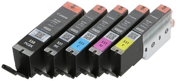 Tusze Canon PGI-550 CLI-551 do drukarki MG5550 MG5650 iP7250 iX6850