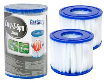 60311 2x ФИЛЬТР BESTWAY ДЛЯ НАСОСА СПА-ДЖАКУЗИ ТИП VI