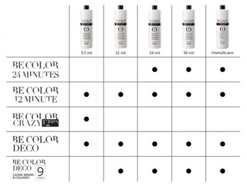 BE COLOR БЕЗ АММИАЧНАЯ КРАСКА 12 МИНУТ 5.0 100мл